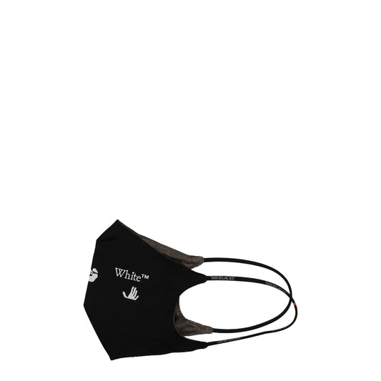 Off-White Zwarte Katoenen Gezichtsmaskers
