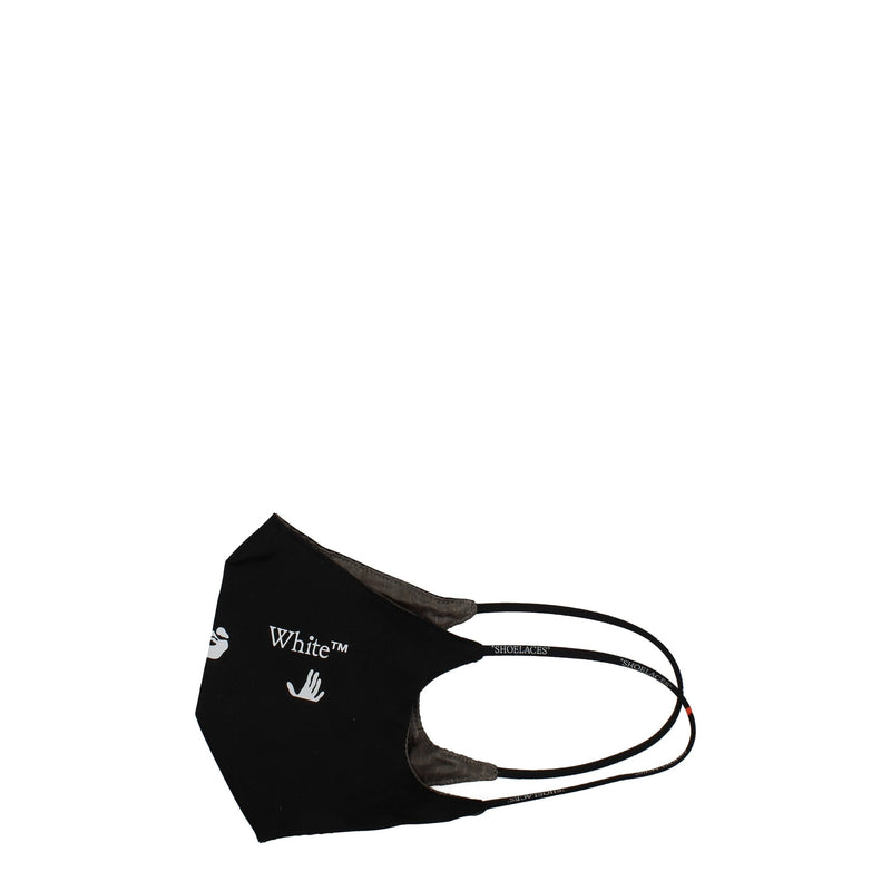 Masques en Coton Noir Off-White - Modèle OMRG003F21FAB0051001