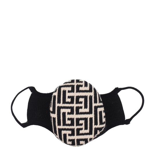 Balmain Beige Katoenen Gezichtsmaskers
