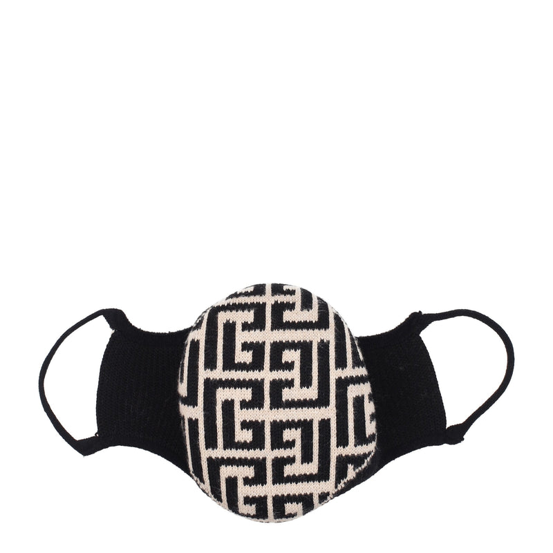 Balmain Beige Cotton Facemasks