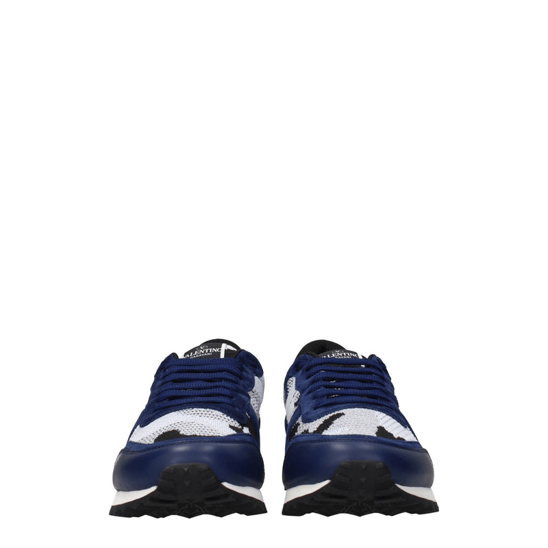 Valentino Garavani Sneakers Grises en Tissu pour Hommes