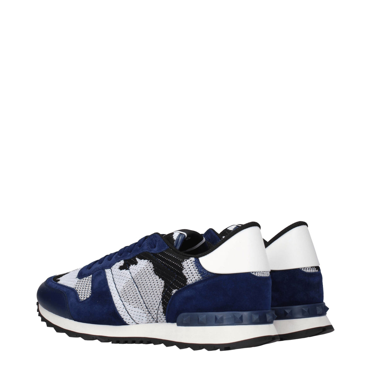 Valentino Garavani Sneakers Grises en Tissu pour Hommes