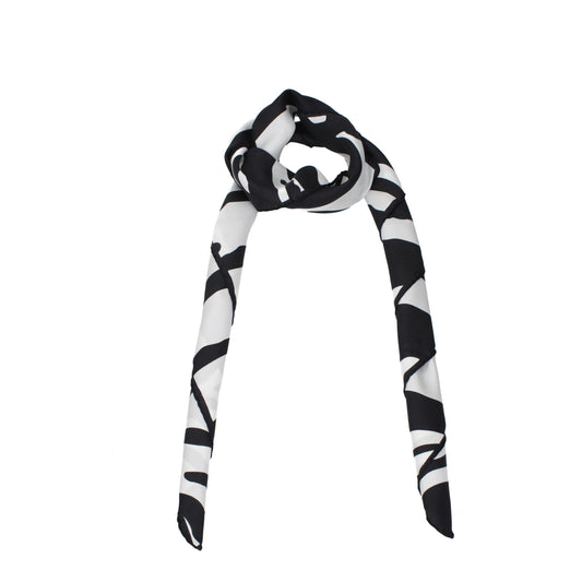 Foulards en soie noire Dolce &amp; Gabbana
