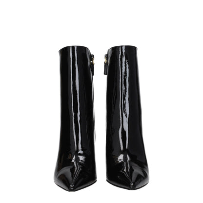 Stuart Weitzman zwarte leren enkellaarzen