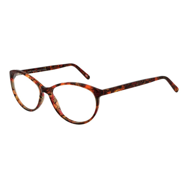 Monture de lunettes unisexes Andy Wolf Brown Cat Eye