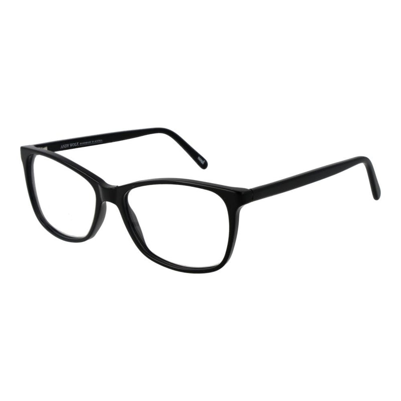 Monture de lunettes unisexes Andy Wolf en acétate noir - Design élégant