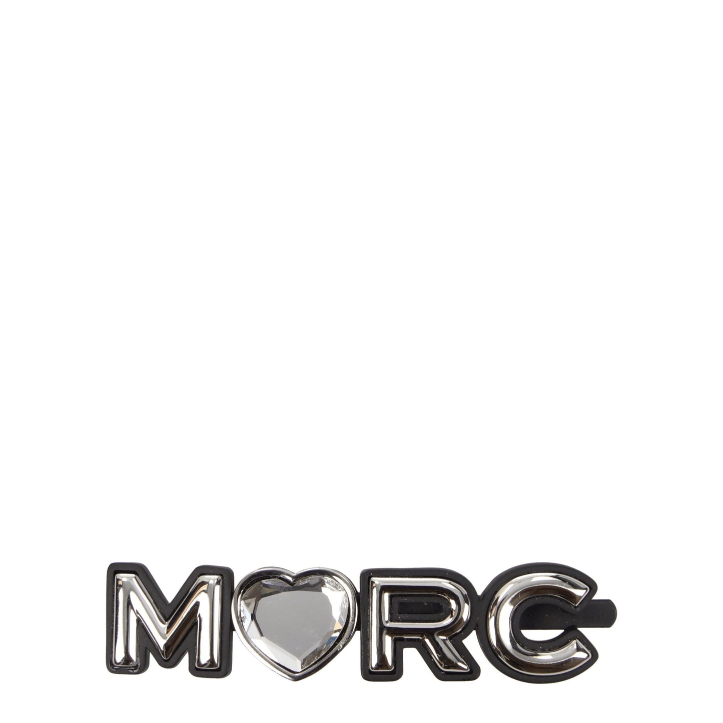 Pinces à cheveux en laiton gris Marc Jacobs