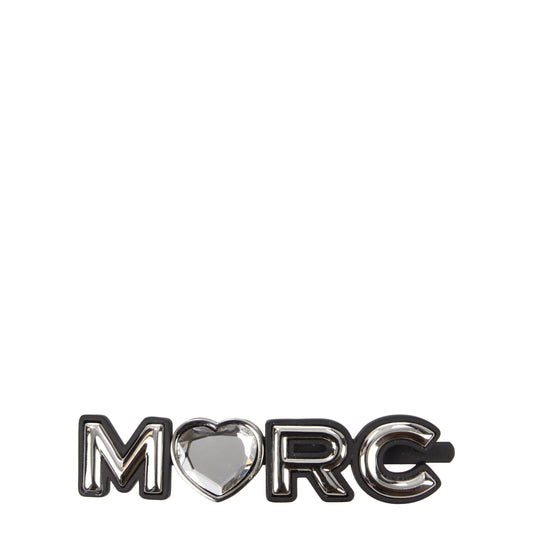 Pinces à cheveux en laiton gris Marc Jacobs