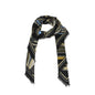 Foulards en laine noire Salvatore Ferragamo