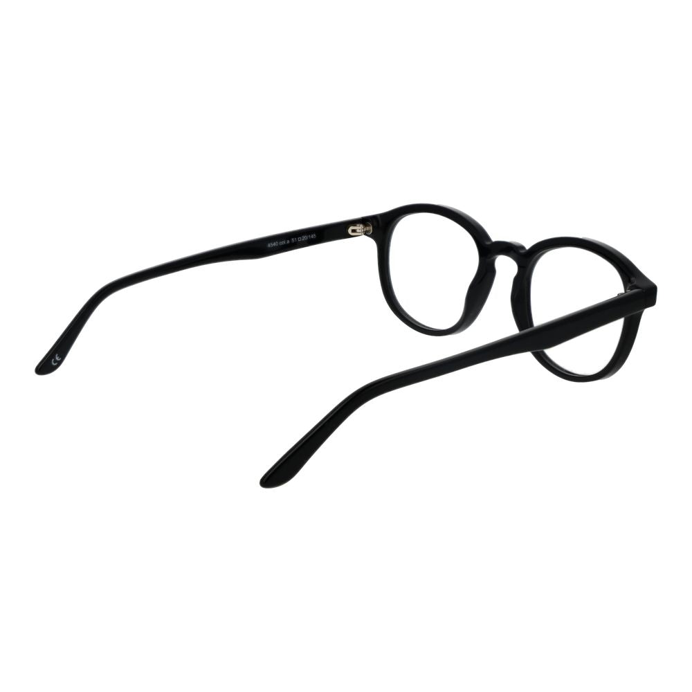 Andy Wolf Black Unisex Glasses Frame - Stylish Acetate Design
