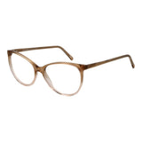 Andy Wolf Brown Unisex Glasses Frame - Chic Cat Eye Style