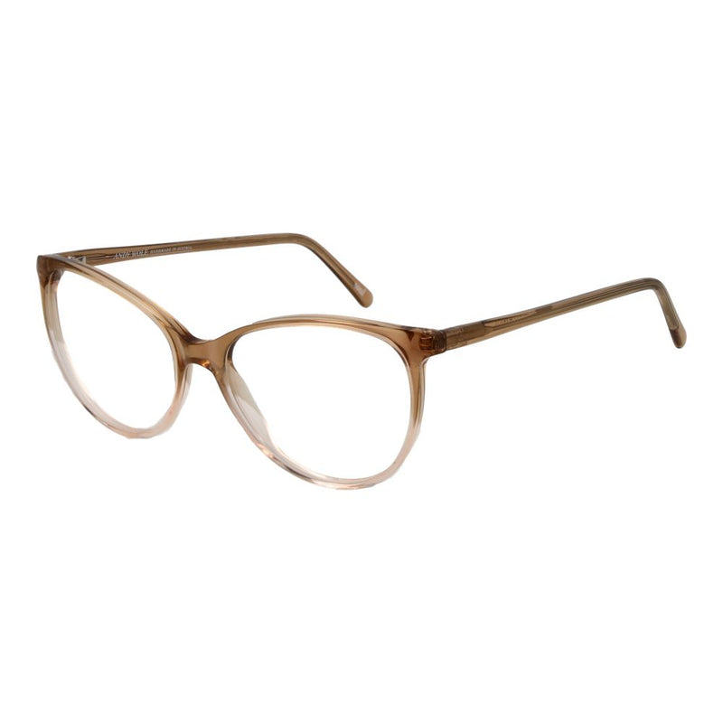 Andy Wolf Brown Unisex Glasses Frame - Chic Cat Eye Style