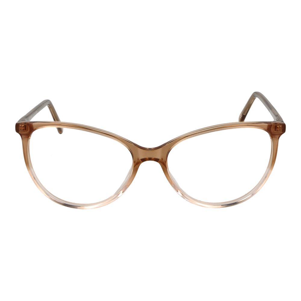 Andy Wolf Brown Unisex Glasses Frame - Chic Cat Eye Style