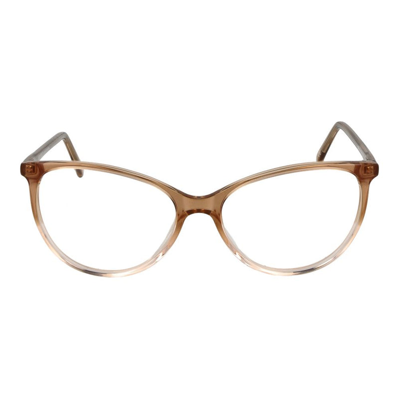 Andy Wolf Brown Unisex Glasses Frame - Chic Cat Eye Style