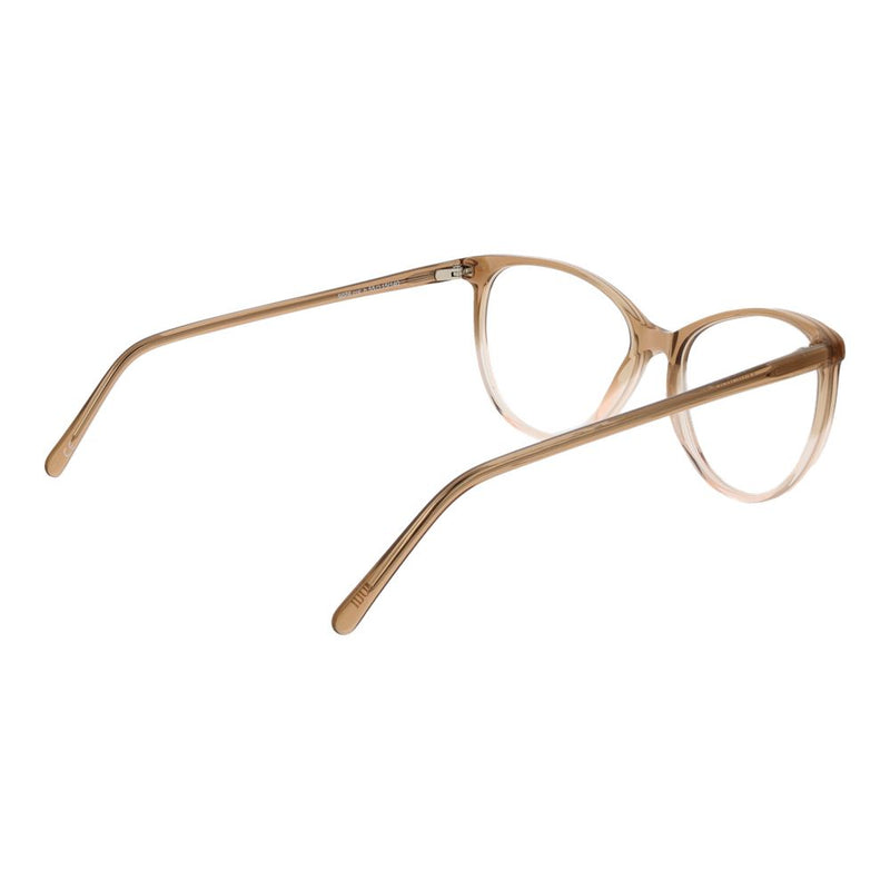 Andy Wolf Brown Unisex Glasses Frame - Chic Cat Eye Style