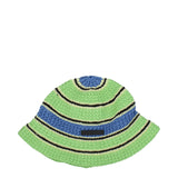 Stella McCartney Green Cotton Bucket Hat - Vintage Style