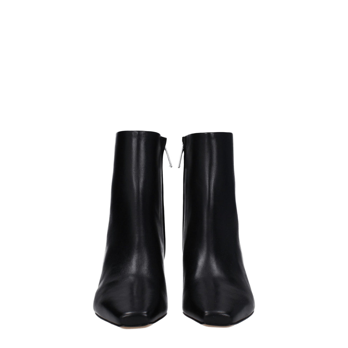 Off-White Black Leather Ankle Boots - Stylish & Comfortable Footwear