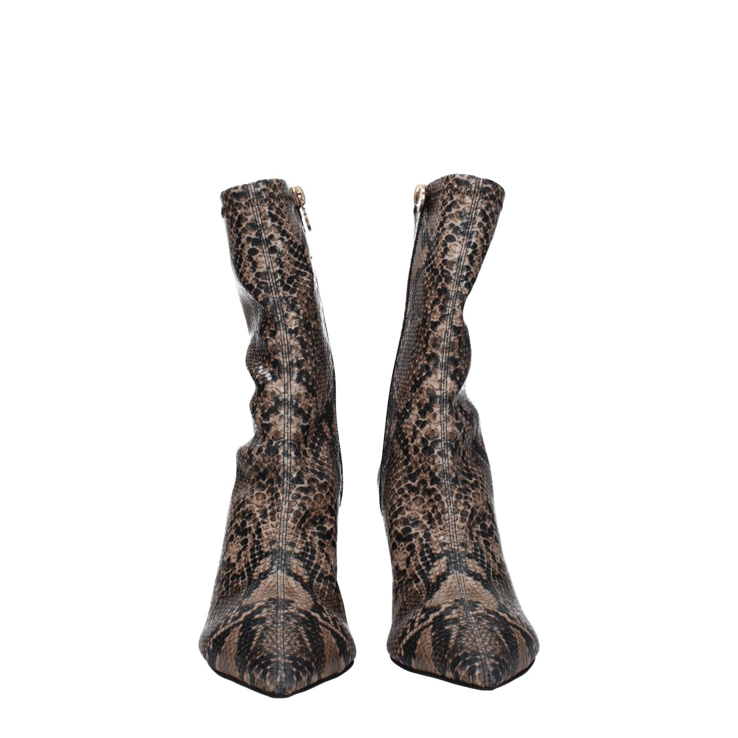 Bruine leren enkellaarzen van Stella McCartney
