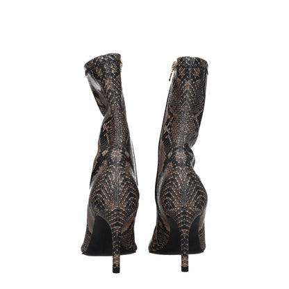 Bruine leren enkellaarzen van Stella McCartney