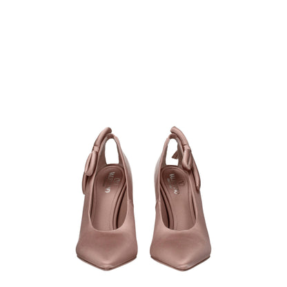 Valentino Garavani roze satijnen pumps met hoge hak