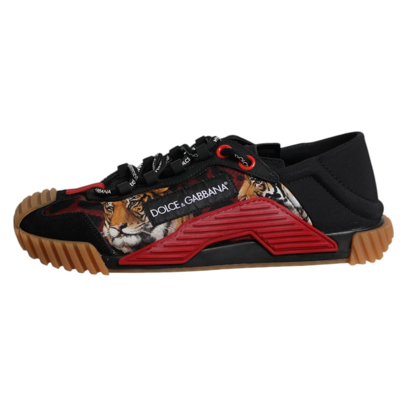 Dolce & Gabbana Black Logo Low Top NS1 Sneakers pour hommes