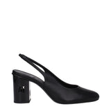 Max Mara Black Leather High Heel Pumps - Élégance et Confort