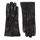 Gants en Cuir Noir Prada - Accessoire Élégant pour l'Hiver