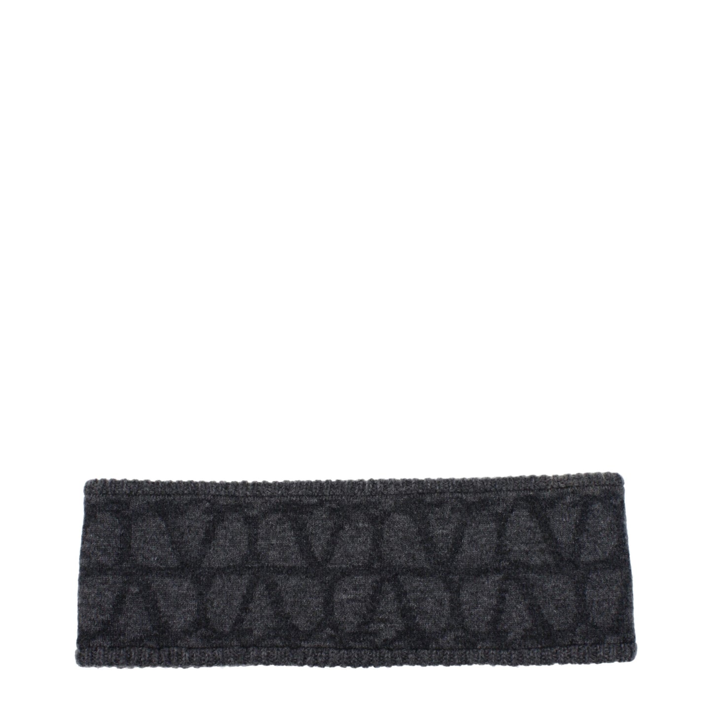 Bandes pour cheveux en laine grise Valentino Garavani