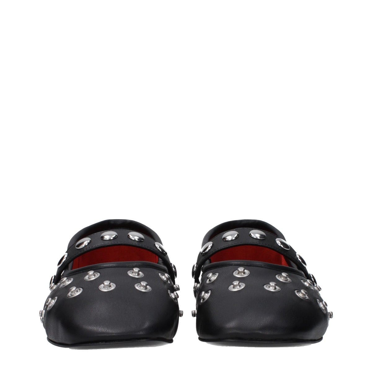 Stella McCartney Ballet Flats en Cuir Noir pour Femmes