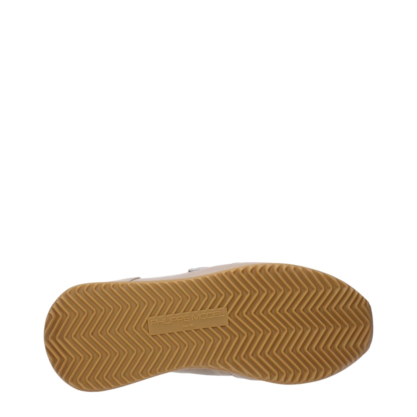 Philippe Model Beige leren lage sneakers