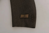 Dolce & Gabbana Costume en Laine Marron à Boutonnage Simple