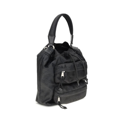 Sac seau en nylon Gucci