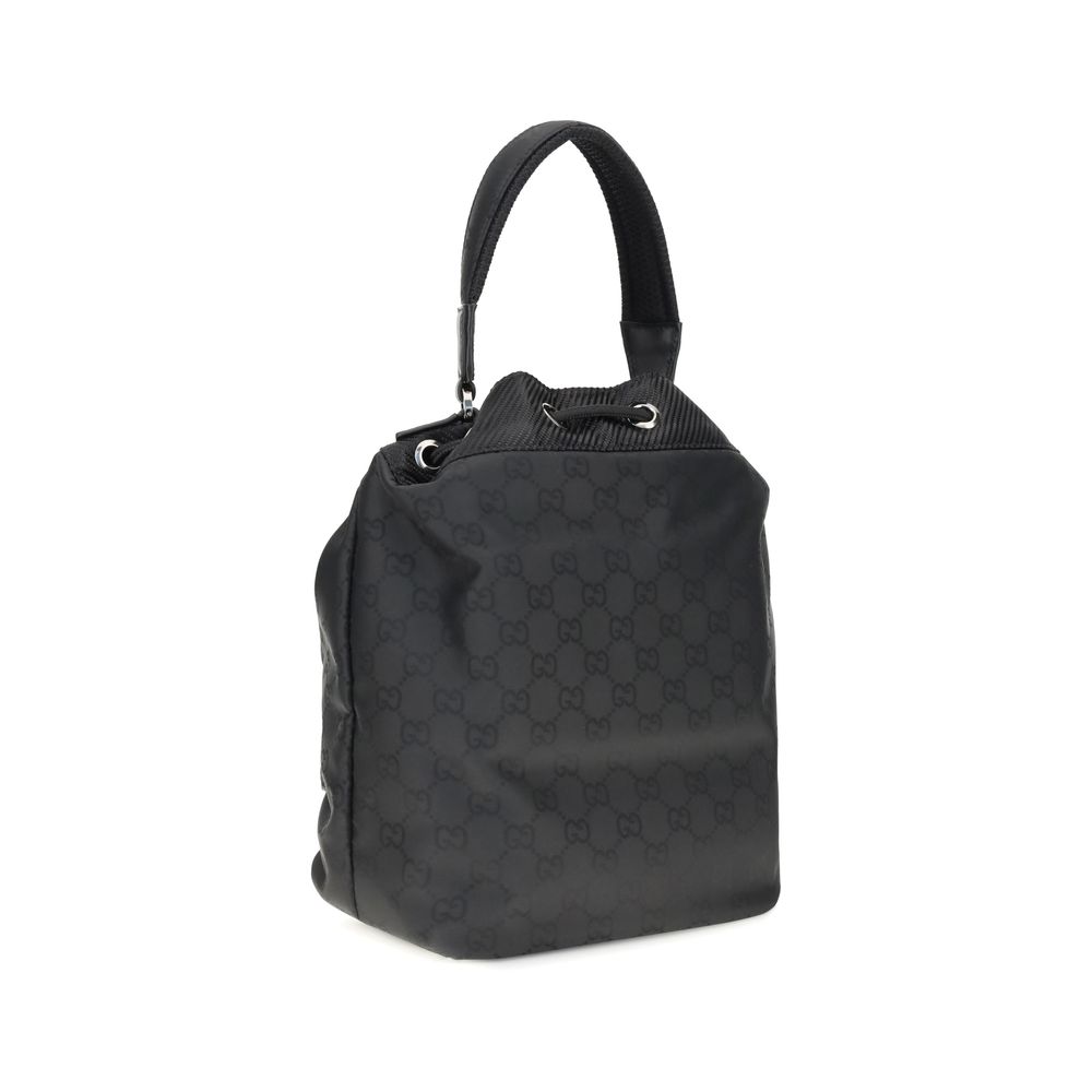 Sac seau en nylon Gucci