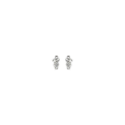 Boucles d'oreilles en strass Magda Butrym