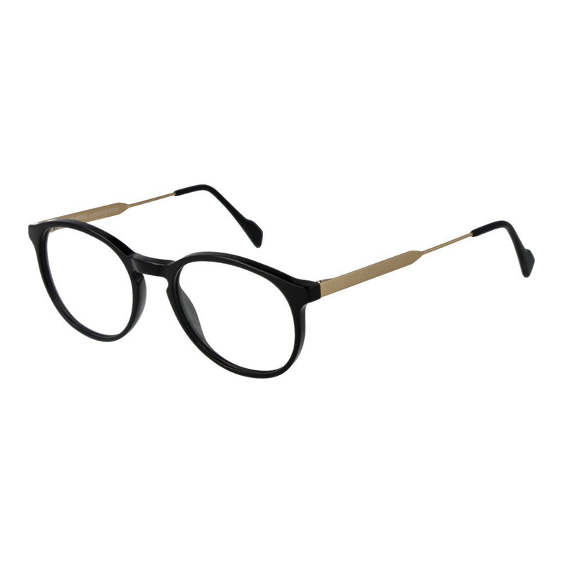 Andy Wolf Black Unisex Glasses Frame - Panto Design for Stylish Wear