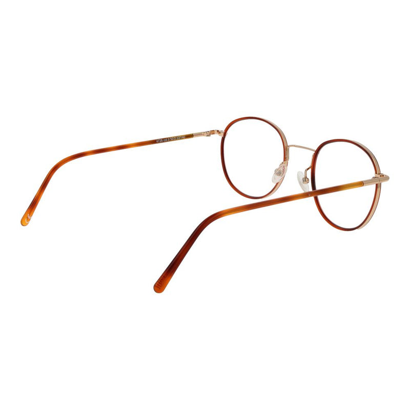 Andy Wolf Orange Unisex Glasses Frame - Chic Panto Style