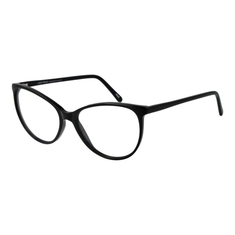 Andy Wolf Black Unisex Glasses Frame - Cat Eye Style