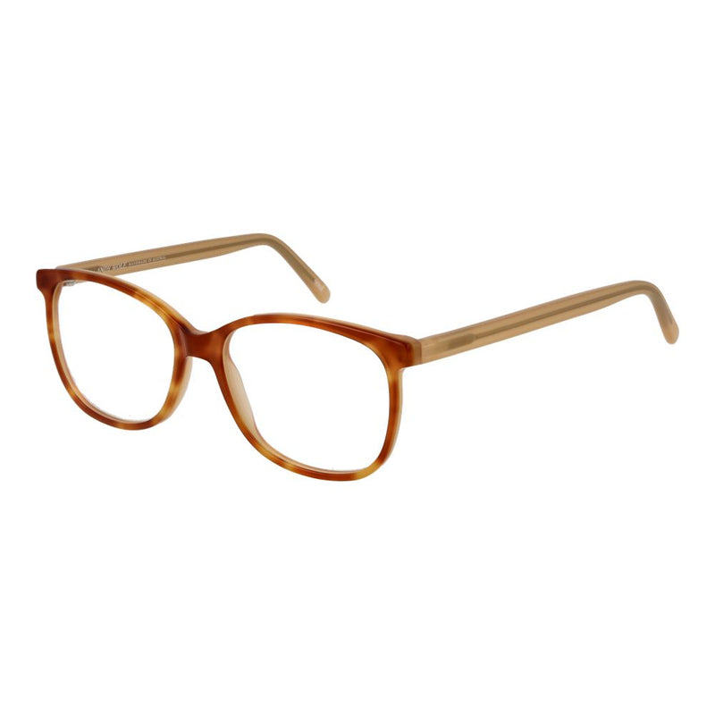 Andy Wolf Brown Unisex Glasses Frame - Stylish Rectangle Design