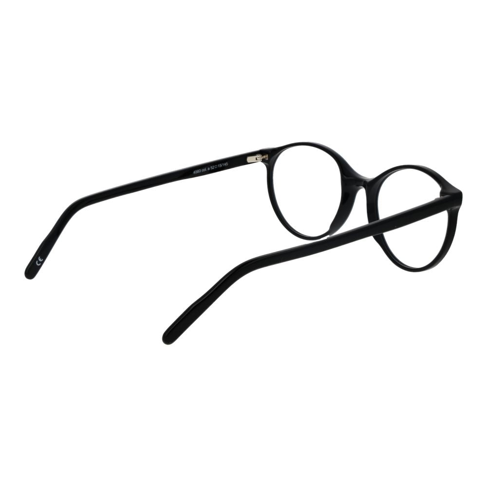 Andy Wolf Black Unisex Glasses Frame - Panto Style for Every Occasion