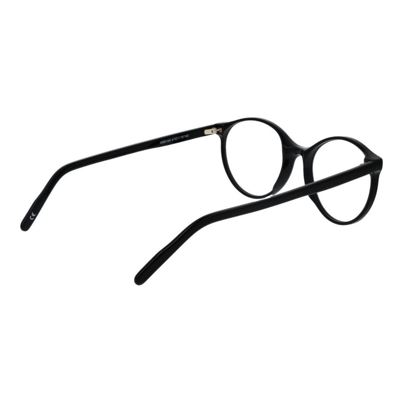 Andy Wolf Black Unisex Glasses Frame - Panto Style for Every Occasion