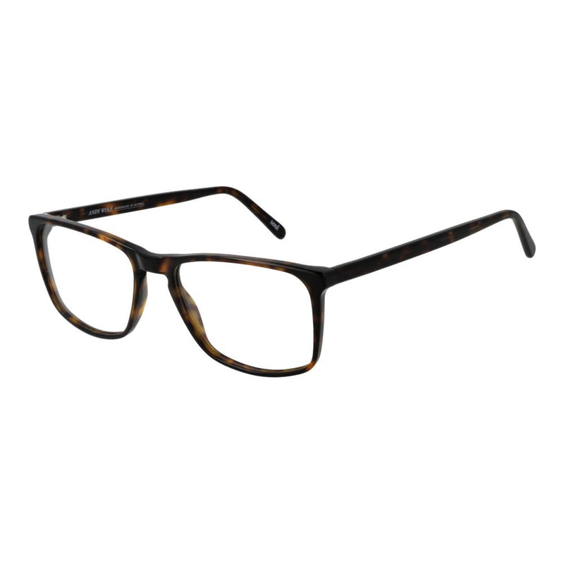 Monture de lunettes unisexes marron Andy Wolf - Design en acétate élégant