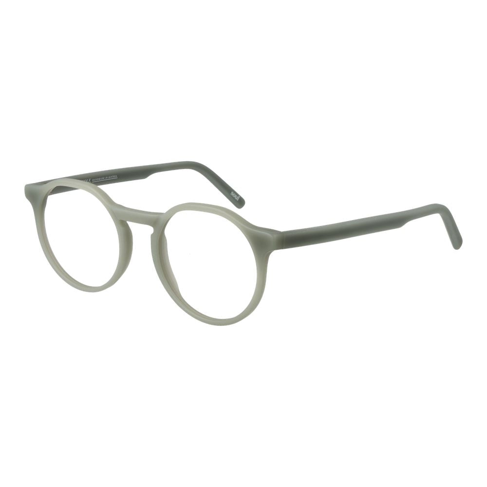 Andy Wolf Gray Unisex Glasses Frame - Stylish Panto Design