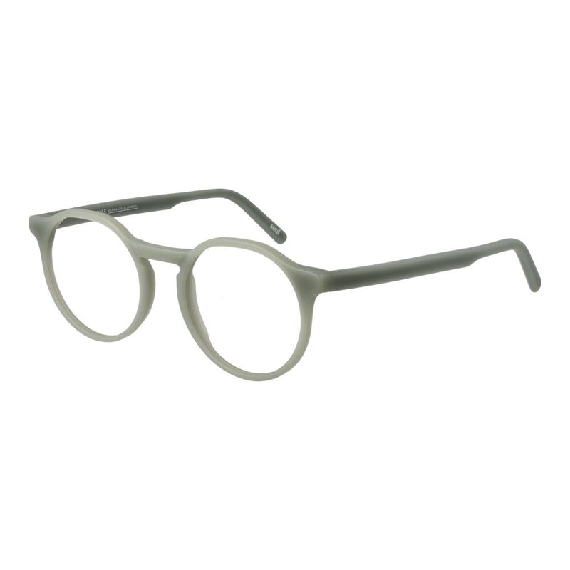 Andy Wolf Gray Unisex Glasses Frame - Stylish Panto Design