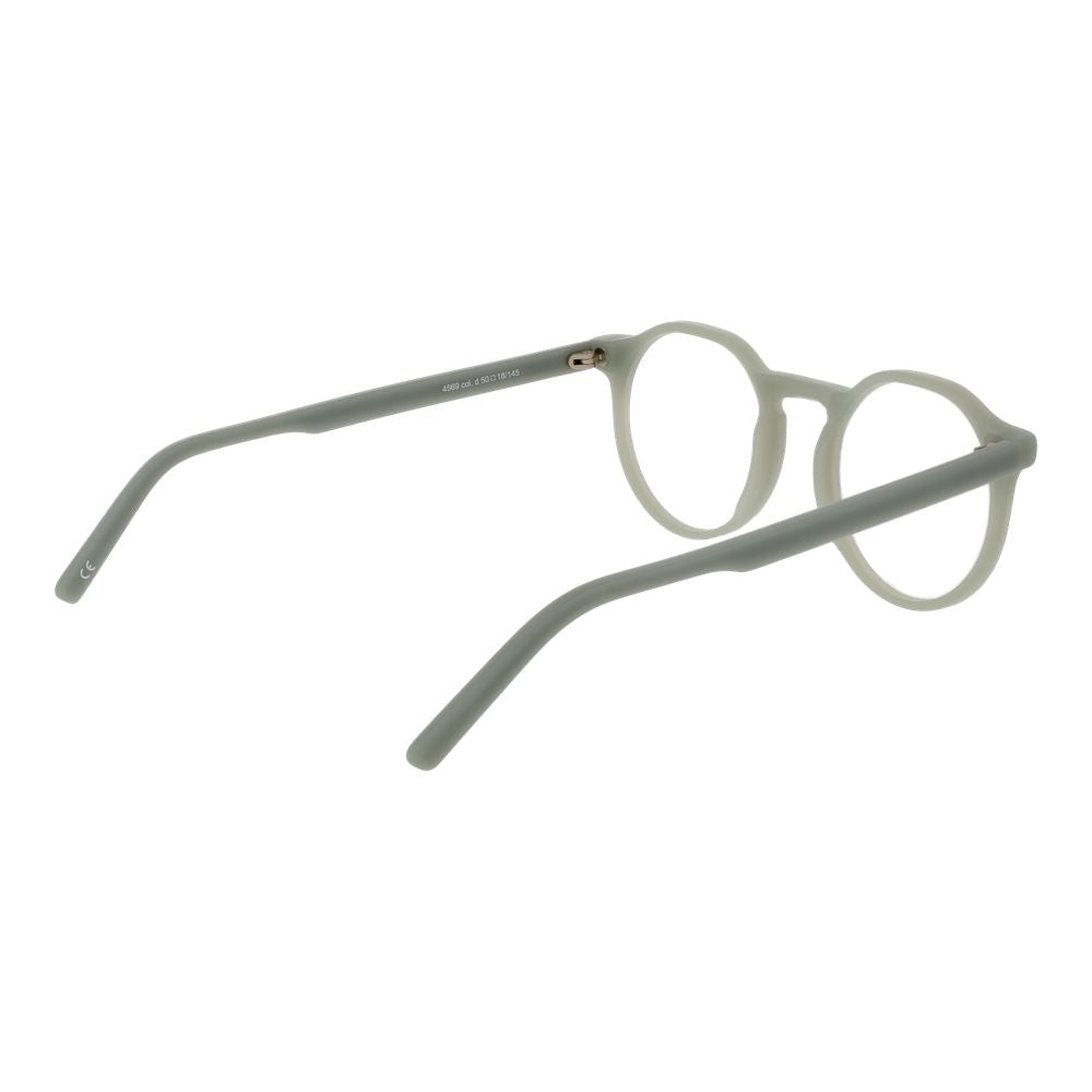 Andy Wolf Gray Unisex Glasses Frame - Stylish Panto Design