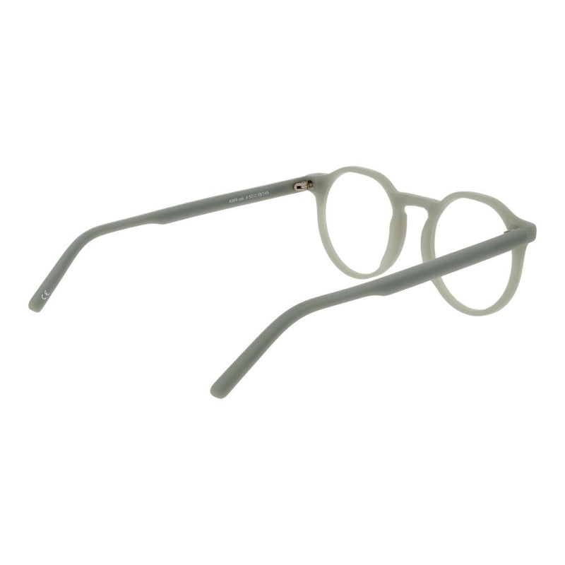 Andy Wolf Gray Unisex Glasses Frame - Stylish Panto Design