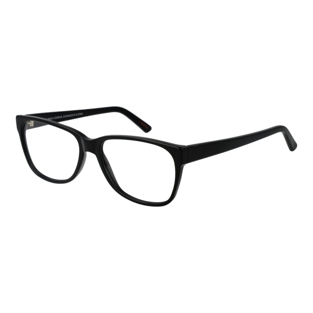 Monture de lunettes unisexe noire Andy Wolf