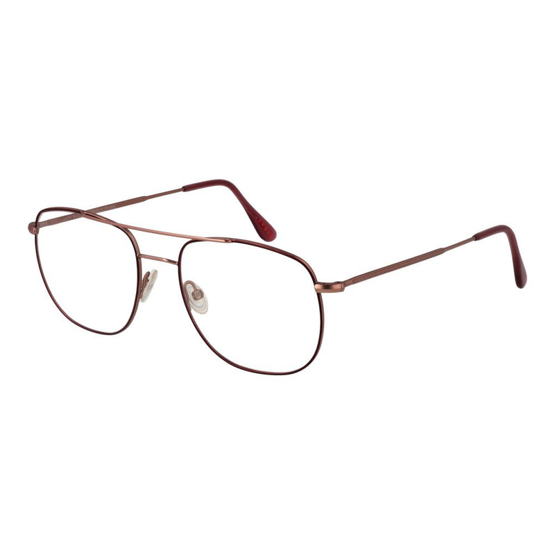 Andy Wolf Burgundy Unisex Glasses Frame - Aviator Style