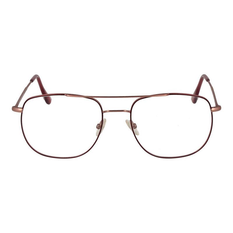 Andy Wolf Burgundy Unisex Glasses Frame - Aviator Style