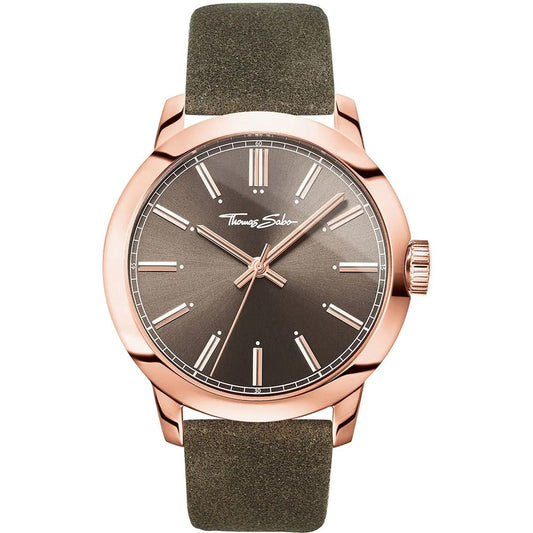 Thomas Sabo Groen Leren Horloge