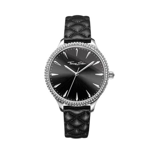 Thomas Sabo Zwart Leren Horloge